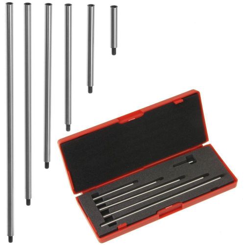 Anytime tools dial/digital indicator extension stem rod set 6 piece 1&#034;, 2&#034;, 3&#034;, for sale