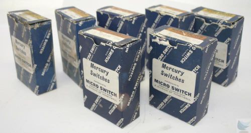 Lot of 7 NEW Mercury Switches Micro Switch AS452A38 &amp; AS415B12