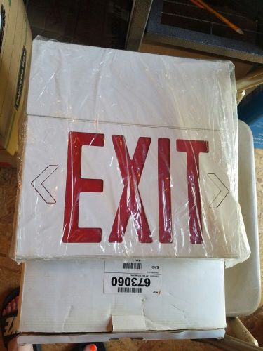 EXIT Sign with Power Pack - FREE SHIPPING