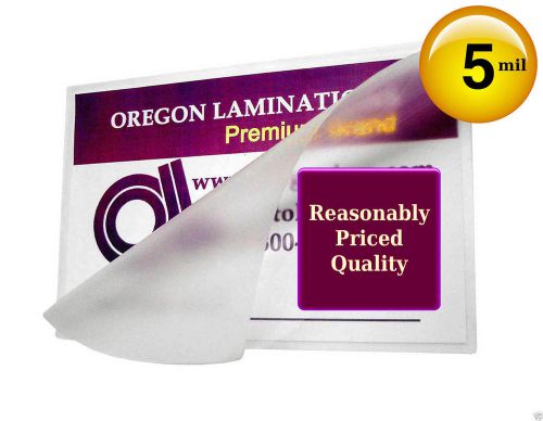 11-1/2 x 17-1/2 hot laminating pouches [8pcs] 5 mil clear double letter for sale