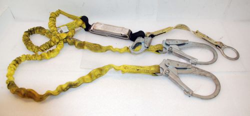 Guardian fall protection 21210 6-foot double leg heavy duty construction lanyard for sale
