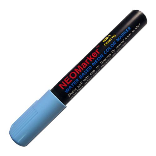 2-blue 1/4&#034; chisel tip waterproof sign/art marker pens or choice of colors for sale