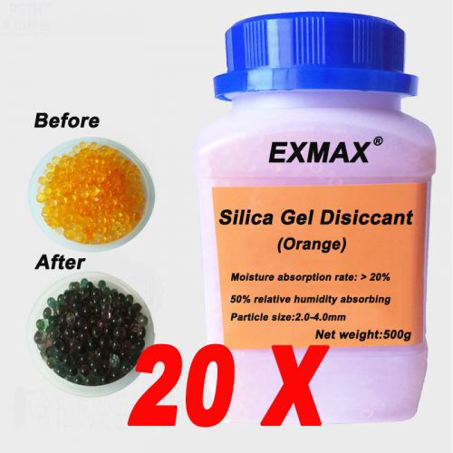 10KG PRO Replacement Indicating Silica Gel Desiccant for Camera Lens, Cabinets