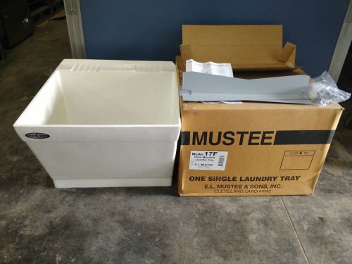 Mustee 17f utilatub laundry/utility tub,floor mount , 23.5&#034; x 23&#034; #1451 for sale