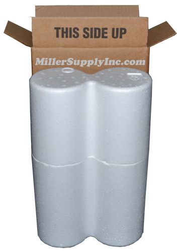 2 Bottle Styrofoam Wine Shipping Cooler