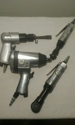 Chicago Tool Lot of 4 pneumatic tools