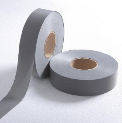Silver reflective safety tape sew-on 2&#034; (5 cm) wide new 5 yards for sale