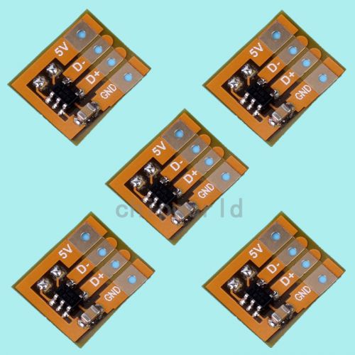 5x Single USB Output Charger Identification Module Recognition Chip 2.4A