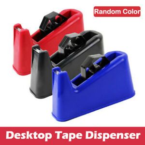 New HEAVY DUTY TAPE DISPENSER Desktop Office Sellotape Cellotape Pack Holder UK