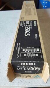 Genuine Ricoh 841698 Cyan Toner for MP C4502 C5502 Brand New See Photos
