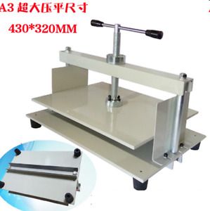 Upgrade manual A3 Size paper Press Machine Flat Paper for money Receipt paper