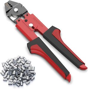 Crimping Tool, Wire Rope Crimping Tool, Up To 2.2mm Swager Crimper Fishing Wire