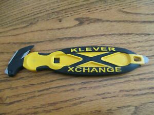 Klever Xchange Yellow Safety Box Cutter