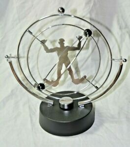 Perpetual Motion Desk Sculpture Toy - Kinetic Art Galaxy Magnetic Mobile