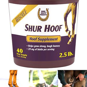 Horse Health Shur Hoof Hoof Supplement for Horses, Helps Grow Strong, Tough H...