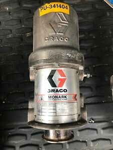 GRACO 965-520 965520 Monark 5:1 Pneumatic 2-Ball Piston Pump Carbon Steel Used!