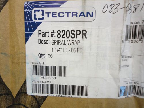 TECTRAN 820SPR SPIRAL WRAP; 1-1/4&#034; ID - 66&#039;
