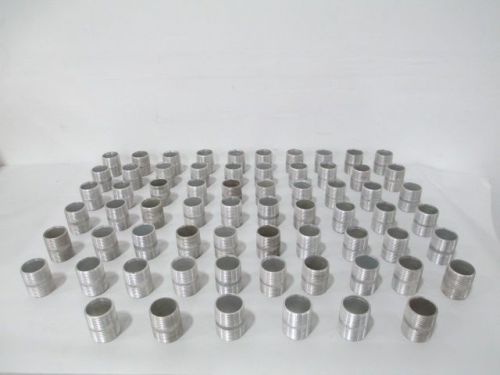 Lot 66 new 2in x 1-1/4in npt aluminum nipple pipe conduit d239262 for sale