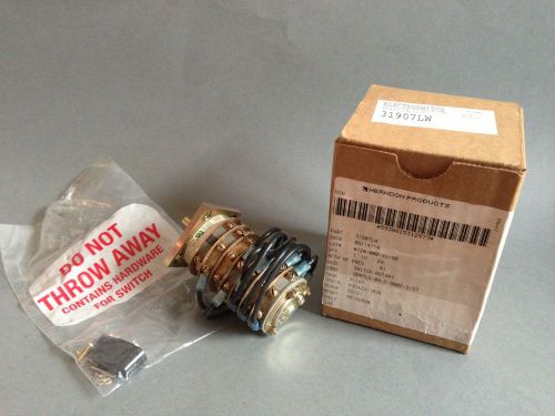 Herdon products Rotary Electro Switch 31907LW. 31 series. In original box.