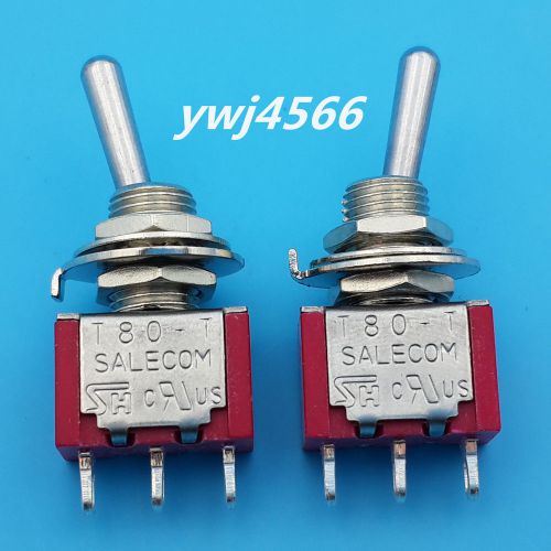 50Pcs AC 125V 5A SPDT 3Pin On/On 2 Position Miniature Toggle Switch Good Quality