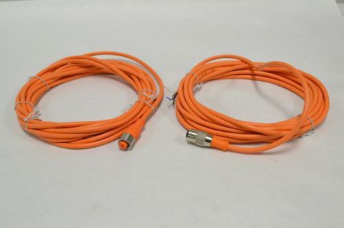 LOT 2 NEW IFM EFECTOR ASSORTED E10662 RKT4-07/5 CABLE WIRE FOR SENSOR B225303