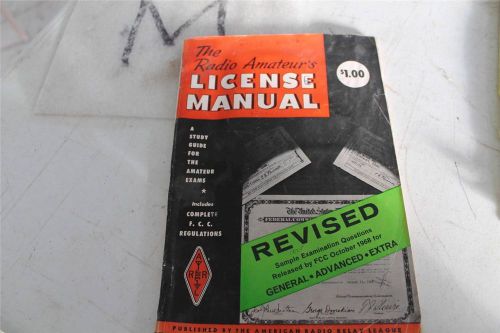 The radio amateur&#039;s license manual study guide magazine 1965 american radio arrl for sale