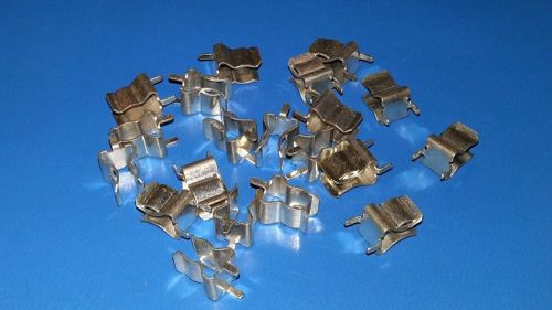 20 pieces, 5 mm fuse clips, pcb mount, nos for sale
