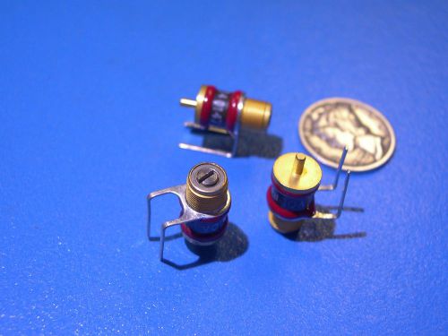 Lot of 3 - VOLTRONICS EF14 Variable Capacitor 0.8pF - 14pF MULTI-TURN NEW