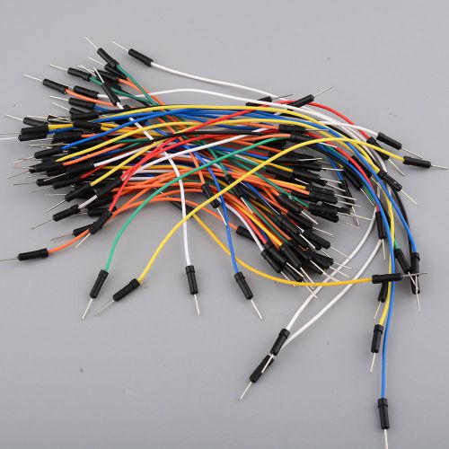 New 65pcs Male to Male Breadboard Jumper Cable Kit Part For Arduino DIY