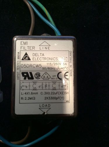Delta electronics 05drcw5 emi filter for sale