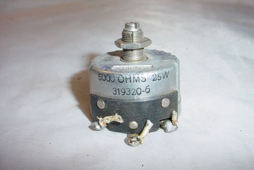 IRC 5000 ohm 25 Watt Potentiometer Rheostat - wirewound