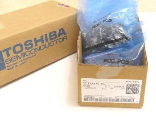 4 Genuine Toshiba 2SK170BL 2SK170   Jfet Transistor N Channel 2 Match Pairs