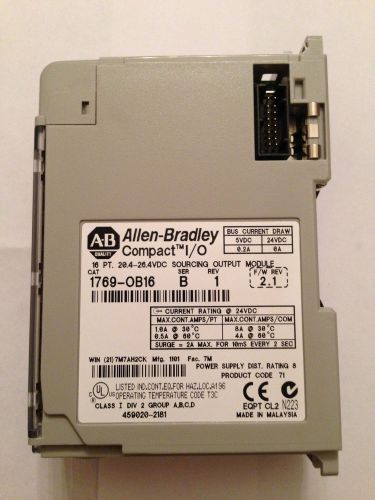 Allen Bradley 1769-OB16 Compact I/O Output Module