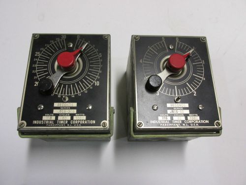 2 RETRO-Vintage- Steampunk  ITC Timers- J515-5S  and J515-30S  TIMERS