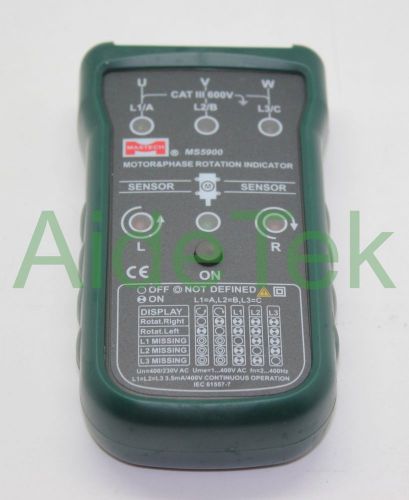 Mastech ms5900 motor 3-phase rotation indicator meter for sale