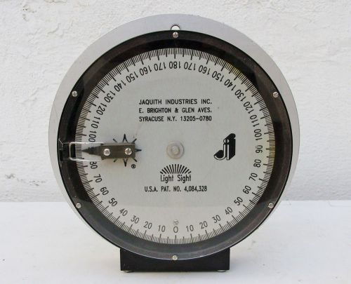 Goniometer w/ +/-180 degrees rotation - jaquith industries co. for sale