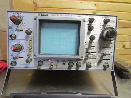 Dyna Scan BK Precision 1560 Oscilloscope Triple Trace Time Base