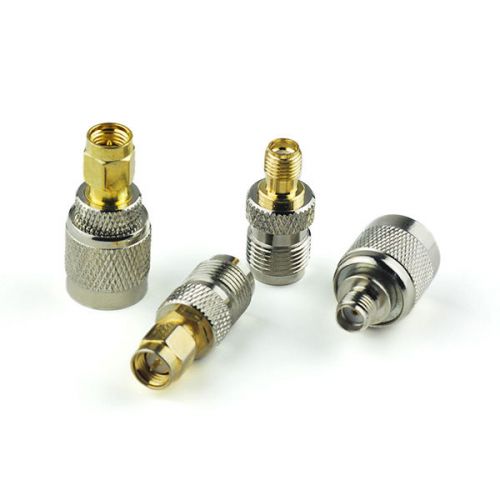 Sma-tnc rf adapter kit sma to tnc 4 type rf coax adapter connector for wireless for sale