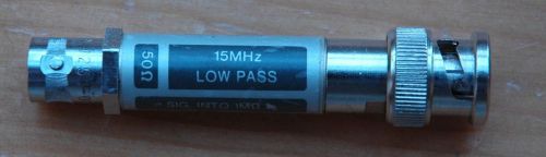 HP 10856-60104 15MHz low pass filter, 2X ATTEN, Max 5V