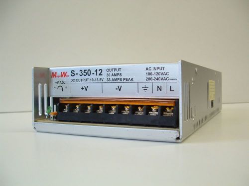 HAM / CB Radio Power Supply DC 9 to 15 Volt DC 33 Amp Peak Spikes over 35A 12 05