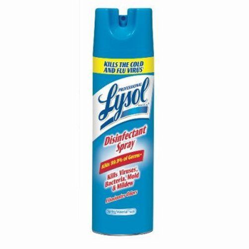 Lysol Disinfectant Spray, Spring Waterfall, 12 Aerosol Cans (REC 76075)