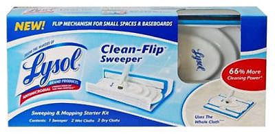 Quickie Lysol Clean Flip Sweeper Box Starter System Kit