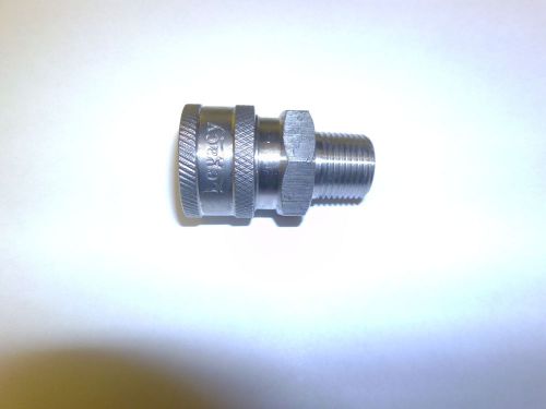 Pressure Washer 8.707-135.0 Stainless Quick Coupler 3/8 Socket 3/8 MPT 5500 psi