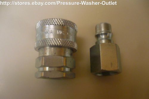 3/8&#034; snap-tite quick coupler 11,000 psi fittings for pressure washer for sale