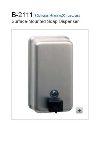 Bobrick b-2111 wall mount soap dispenser for sale