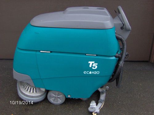 Tennant t5 ech2o floor scrubber- 24&#034; disc, walk-behind, 298 hours for sale