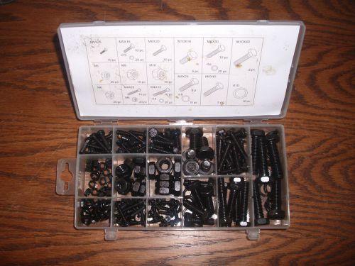 240 piece metric nut, bolt, washer assortment for sale