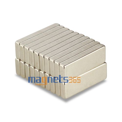 50pcs n35 super strong block cuboid rare earth neodymium magnets f30 x 10 x 4mm for sale