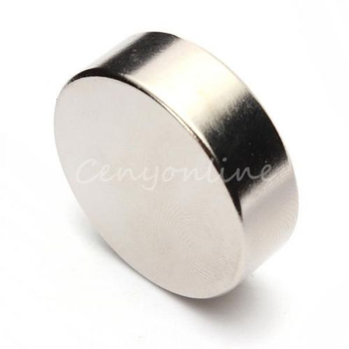 Large strong ndfeb neodymium n35 fridge magnet disc cylider rare earth 30x10mm for sale