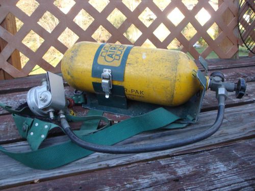 Scott air pak 1980 psi pressure tank tank cylinder with back pack for sale